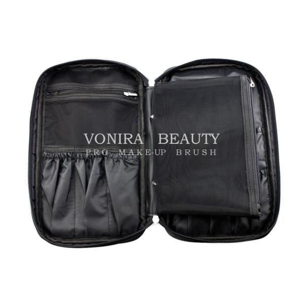 Профессиональная многофункциональная сумка косметики случая Фолио сумки молнии щетки макияжа