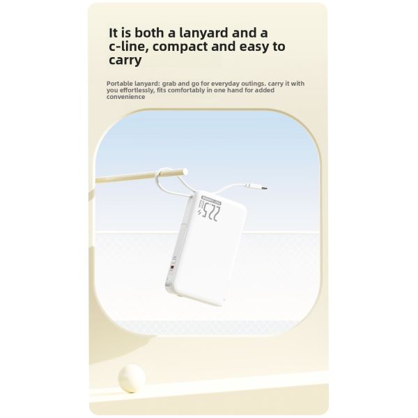 ABS Plastic AC Adapter Power Bank Lithium Polymer Battery Type 10000mAh