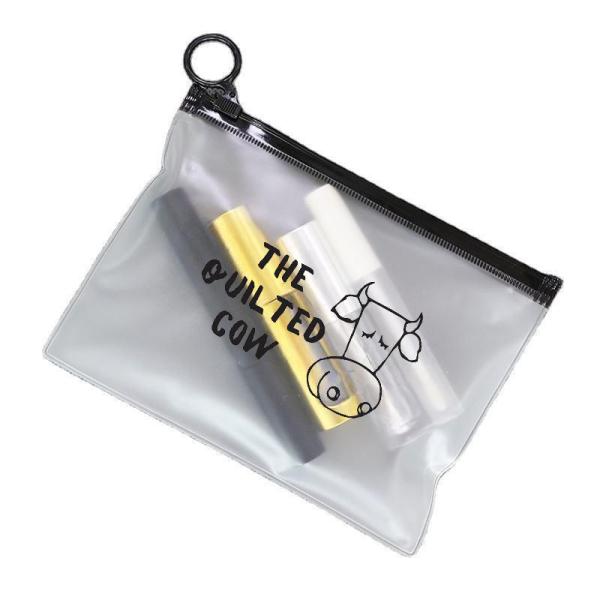 Hot Holographic Laser Reflective Pvc Zipper Bag for Cosmetics Packaging