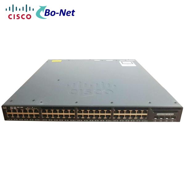 Cisco WS-C3650-48TS-S 48 Port Gigabit 4x1G SFP IP Base Ethernet Network Switch