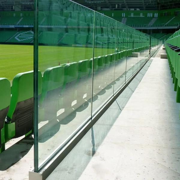 Safety Transparent Clear Toughened Tempered Glass for Commercial and Office Buildings