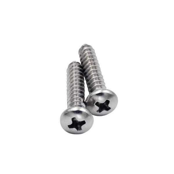 Auto que bate os parafusos de aço inoxidável Pan Head parafusos completos da linha M8 de 19mm dos SS 316 & 304