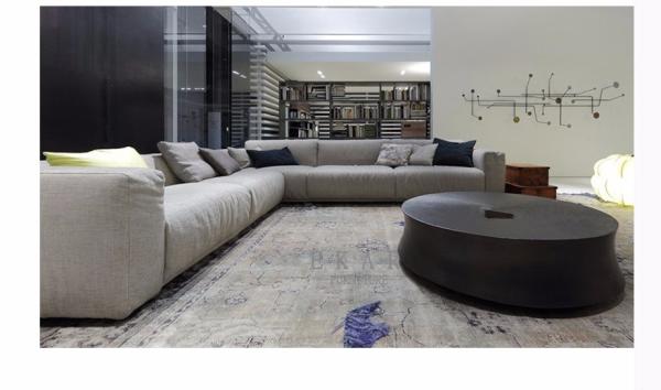 Luxury Modern Style Living Furniture Fabric Sectional Sofa Sets