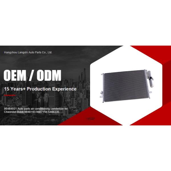 Chevrolet Optra Buick EXCELLE 2004-2016 Год Автозапчасти Конденсатор кондиционера OE NO. 9048193