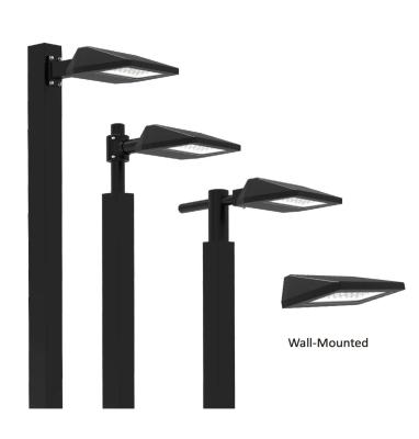 6000K LED Post Top Light IP66 IK09 Pole Mounted LED Light Fixtures
