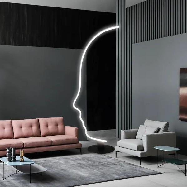 Living Room LED Desk Lights 4100K Vertical LED Floor Lamp 4100K