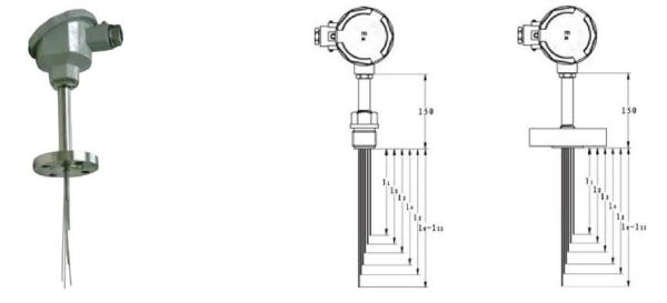 Assemblied Multipoint Thermocouple Rtd Temperature Sensor For Industry