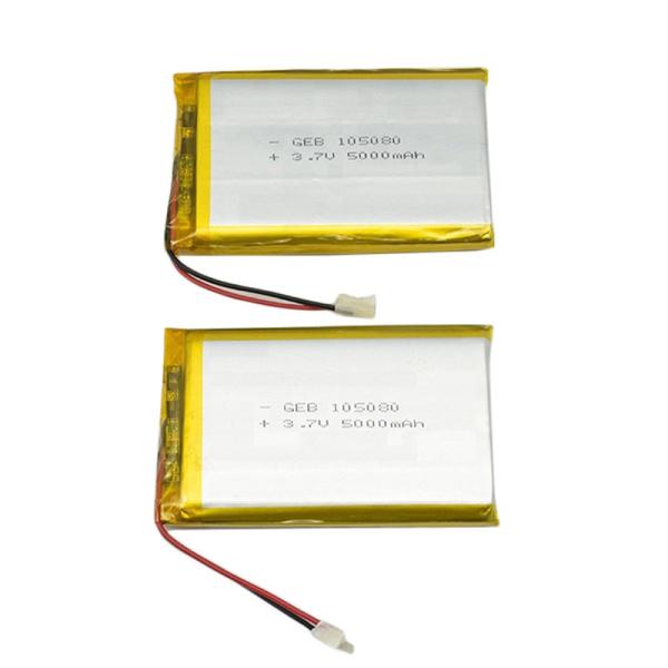 константа клетки настоящее 1C полимера лития 3.7V 5000mAh 105080