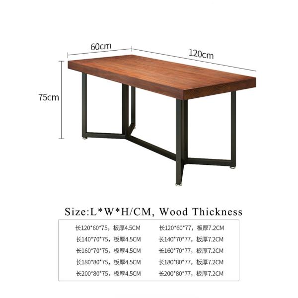 Home Furniture 4 Chairs and Table Set in Chinese Style for Dining Room or Restaurant