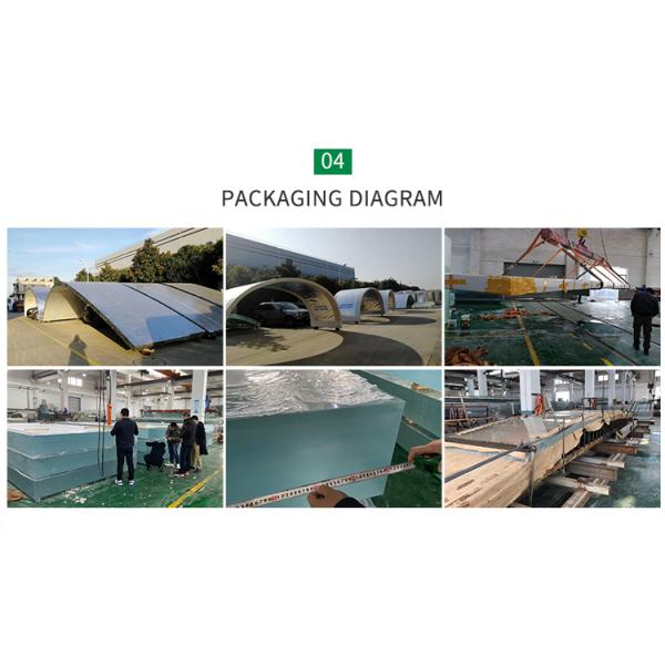 Плавательный бассейн, бассейн бассейна прозрачный стекловолокно мозаика акриловые панели с светодиодным освещением