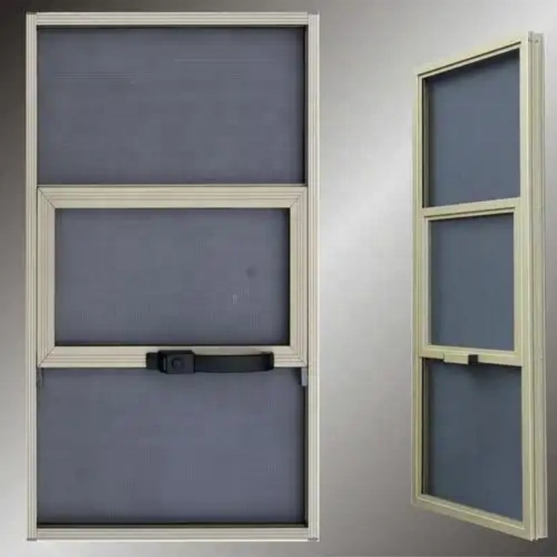 Modern Stainless Steel Wire Mesh Aluminum Alloy Customized Window Screen Door with Washable Mosquito Net Easy Installation