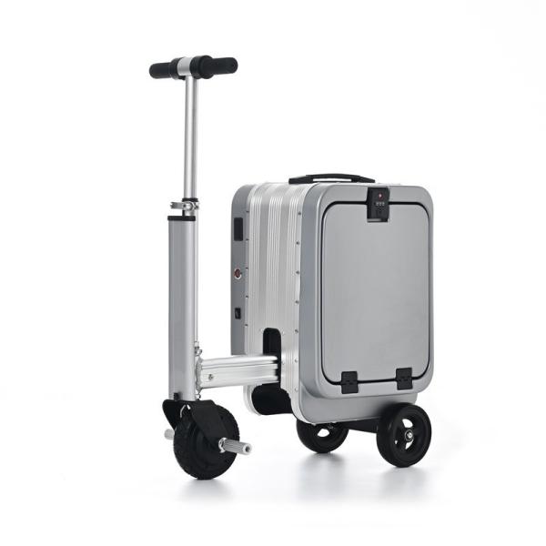 20 Inch Ride-On Cabin Luggage in Silver / Pink / Orange / Gray
