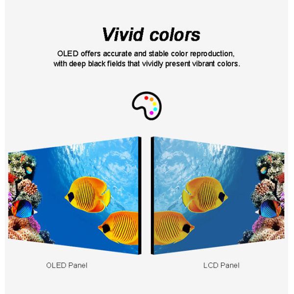 77 inch See Through Advertising Screen Transparent OLED Desktop Advertising Machine