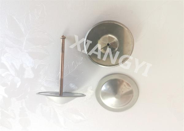 Tampão da tampa da abóbada ISO9001 com grampos do metal para dentro para Marine Insulation Weld Pins