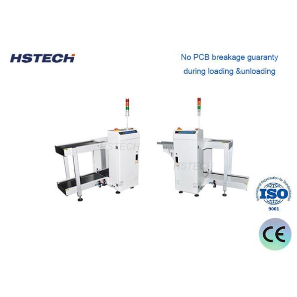 PCL And Touch Screen Controlled PCB Unloader with SMEMA Signal Communication and Each Hold 2 Magazine for SMT Production Line