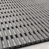 Grey PVC Anti-Slip Cushion Tube Shower Bath Mat 12MM Thickness