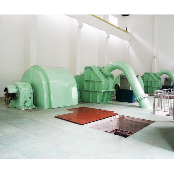 Standard Speed 6-10kV Pelton Hydroturbine Generator Unit With Air/Oil Cooling Micro Governor