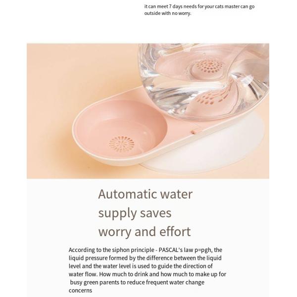 Pet Water Dispenser Does Not Plug In The Electric Flow Water Automatically Fountain Water Bowl For Cat Dog
