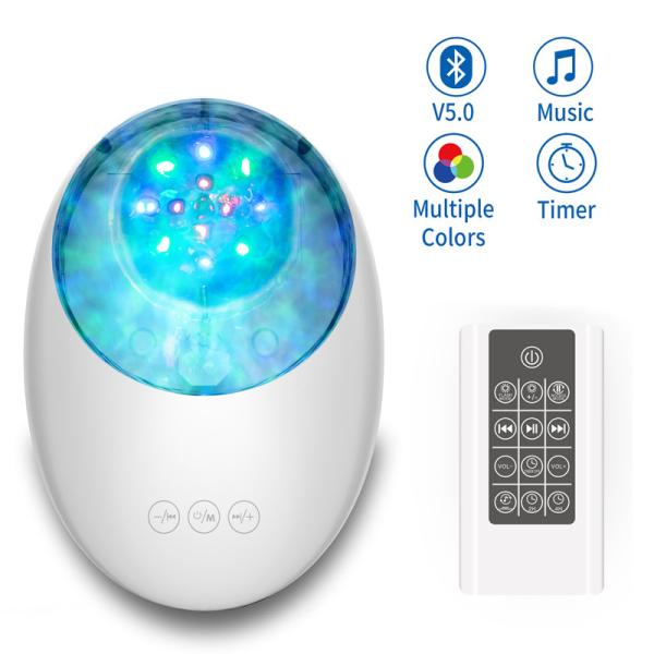 2in1 Decor Galaxy Projector Night Light  Ocean Wave Galaxy Projector Speaker