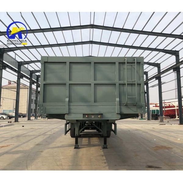 3-Axle Side Dump Trailer Tractor Tipping Semi-Trailer with ABS Anti-lock Braking System