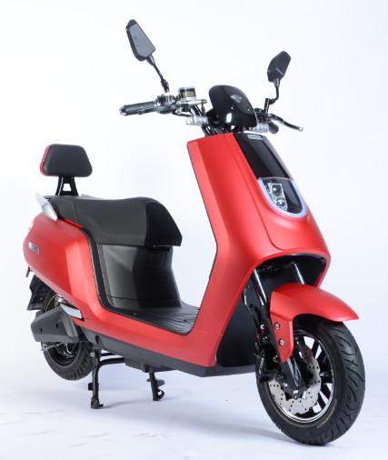Steel Frame Street Legal Scooters , Electric Road Scooter For Adults Unfolded Type