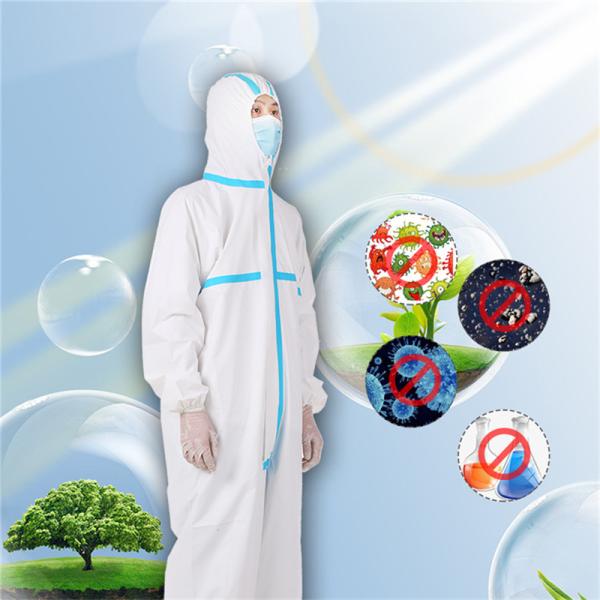 Safety Disposable Protective Clothing , Full Body Protection Suit Anti Vuris