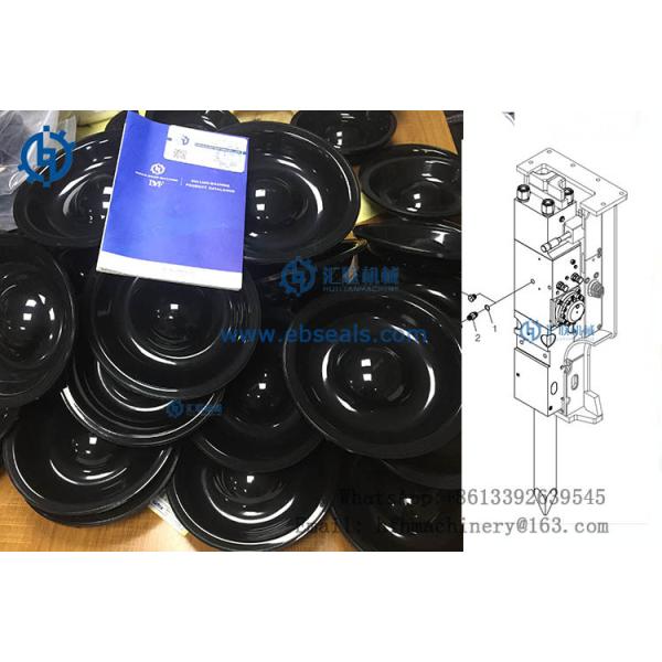 Non Toxic CATEEEEEEE H115 Hydraulic Breaker Diaphragm For Construction Machinery