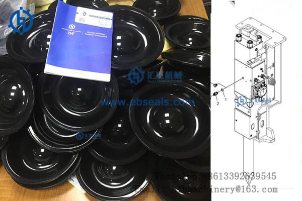 PU NBR Material Breaker Diaphragm  HB50G Furukawa Hammer Parts Multi Color