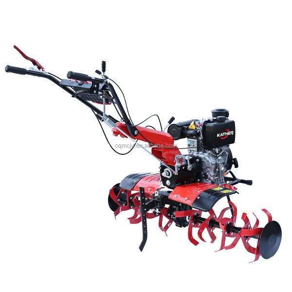 7/9/12/15hp Diesel Power Tiller Walking Tractor for Household in Agricultural Farm
