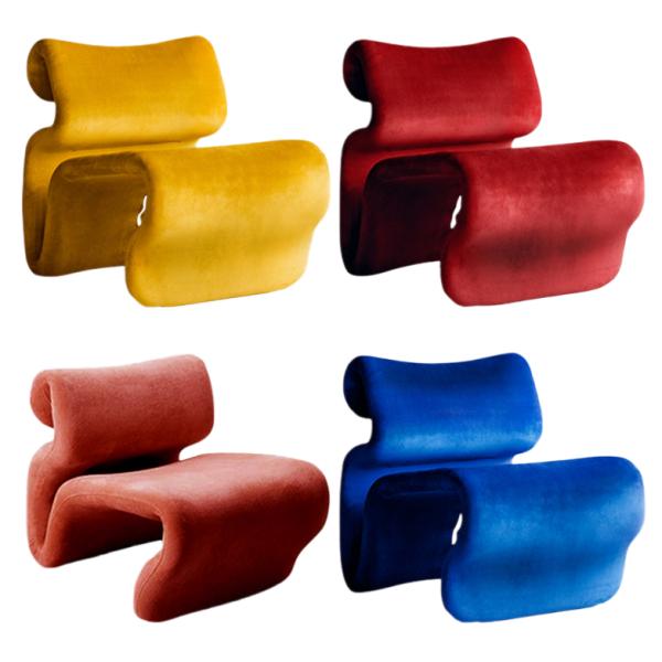 Modern S Shape Single Sofa Recliner lounger Chair For Living Room