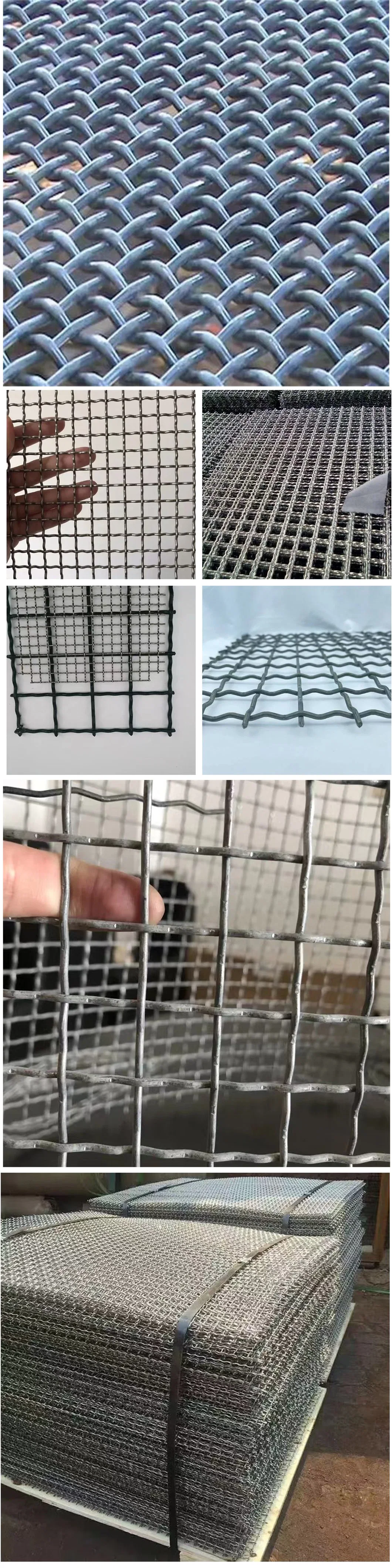 65mn 45# Manganese Steel Woven Crimped Wire Mesh