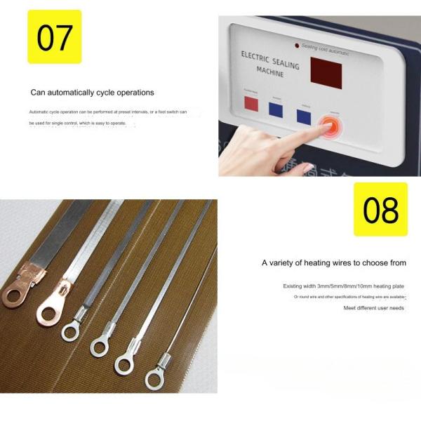 450mm Sealing Length Continuous Sealer Machine with Easy Operation and Performance
