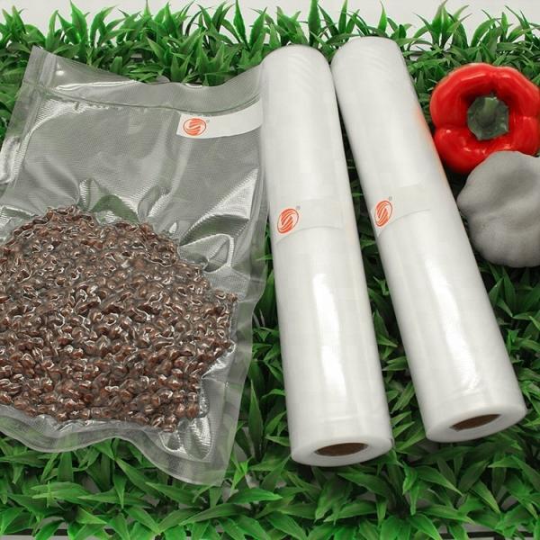 Clear PE Bags Supplier Embossed Plastic Vacuum Food Sealer Rolls