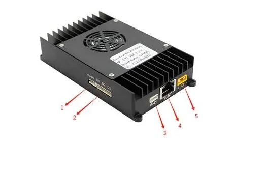 ZKMANET2441UM 2W 30KM Модуль видеопередачи HDMI с трехчастотными частотами для беспилотных летательных аппаратов