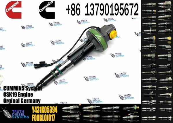 La máquina de KOMATSU con el inyector de combustible del motor QSK Y431K05394 2867149