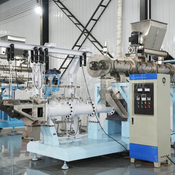Hot Selling wet Type Floating fish feed extruder machine Twin screw sinking fish feed making machine Pet Food Floating Fish Pellet Making Machine Processing Line