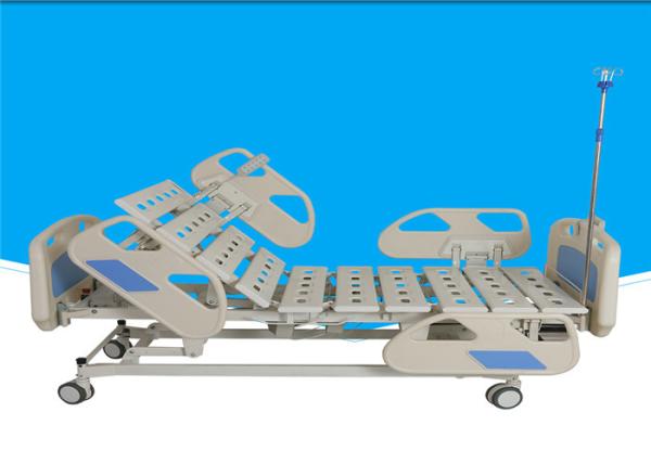 Steel Powder Coated Electric Hospital Bed Full Size 10 Years Warranty