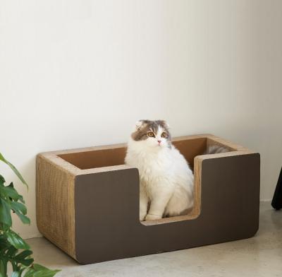 Eco-friendly Cat Scratcher Board Bench Cat House Custom Hot Sale Factory Supply
