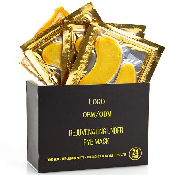 Маски против старения и морщинки 24К золота коллагена глаза сбрасывают уставшие глаза
