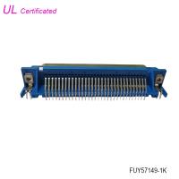 64 conector fêmea do PWB de Pin Centronics Connector Right Angle 32pairs com fechamento da placa