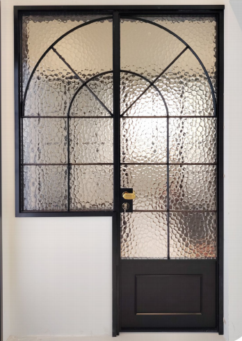 French Style Aluminum Glass Swing Door Dustproof Windproof Customizable