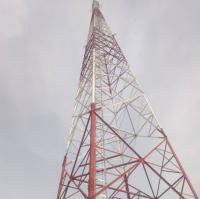 3 a torre de aço da telecomunicação angular do pé do pé 4 galvanizou Sst 49m
