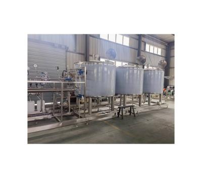 PLC Touch Screen Control Fresh Juice CIP Processing Machine for Fast Juice Production