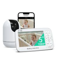 Tuya 1080P Baby Monitor with 5inch Screen 5000mAh Battery