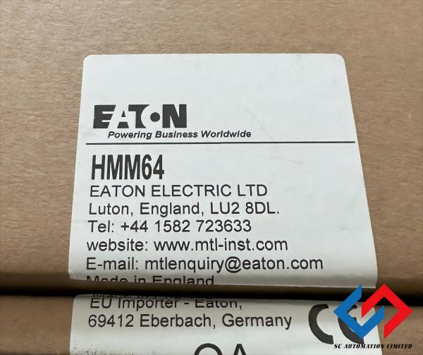 Eaton Crouse-Hinds Series MTL HMS64/HMM64 Backplane 64 channel with 4 x MTL4852 capacity
