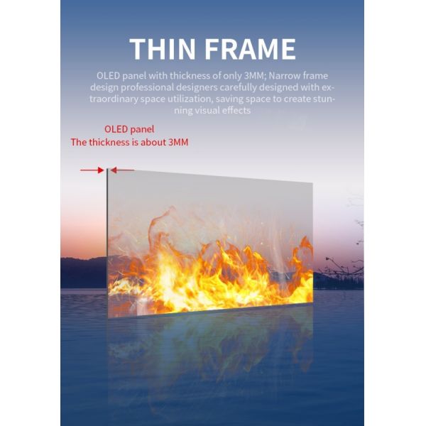 30 Inch Transparent OLED 1920 * 1080 High Contrast Flexible Transparent OLED TV Digital Signage and Display Screen