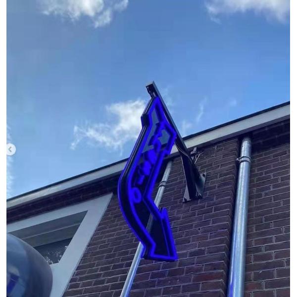 Специализированный световой щит маркер 3D знак LED акриловый рекламный световой ящик для наружных