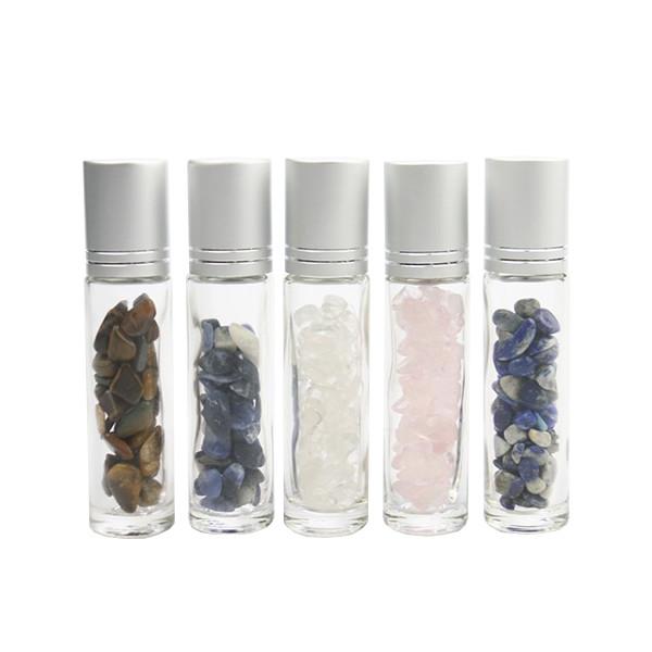 Replaceable Gemstone Steel Ball Head Leak-Proof Roller Ball Buy Empty Roll On Bottles Travel Portable Essential Oil Container