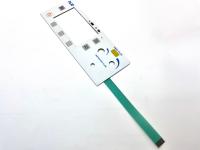Autotex F150 Polyester Micro pequeño interruptor de luz con cúpulas metálicas recubiertas de oro