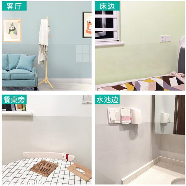 Waterproof Moisture-Proof Anti-Scratch Transparent Static Wall Protective Film Glue-Free Adsorption Thickness 0.16mm-0.18mm